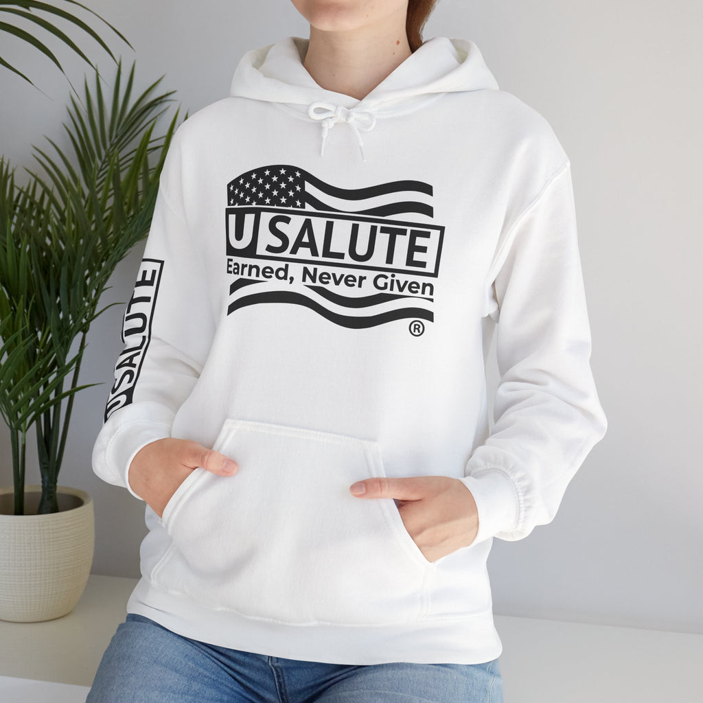 USALUTE BRAND LOGO - Unisex Heavy Blend™ Hooded Sweatshirt