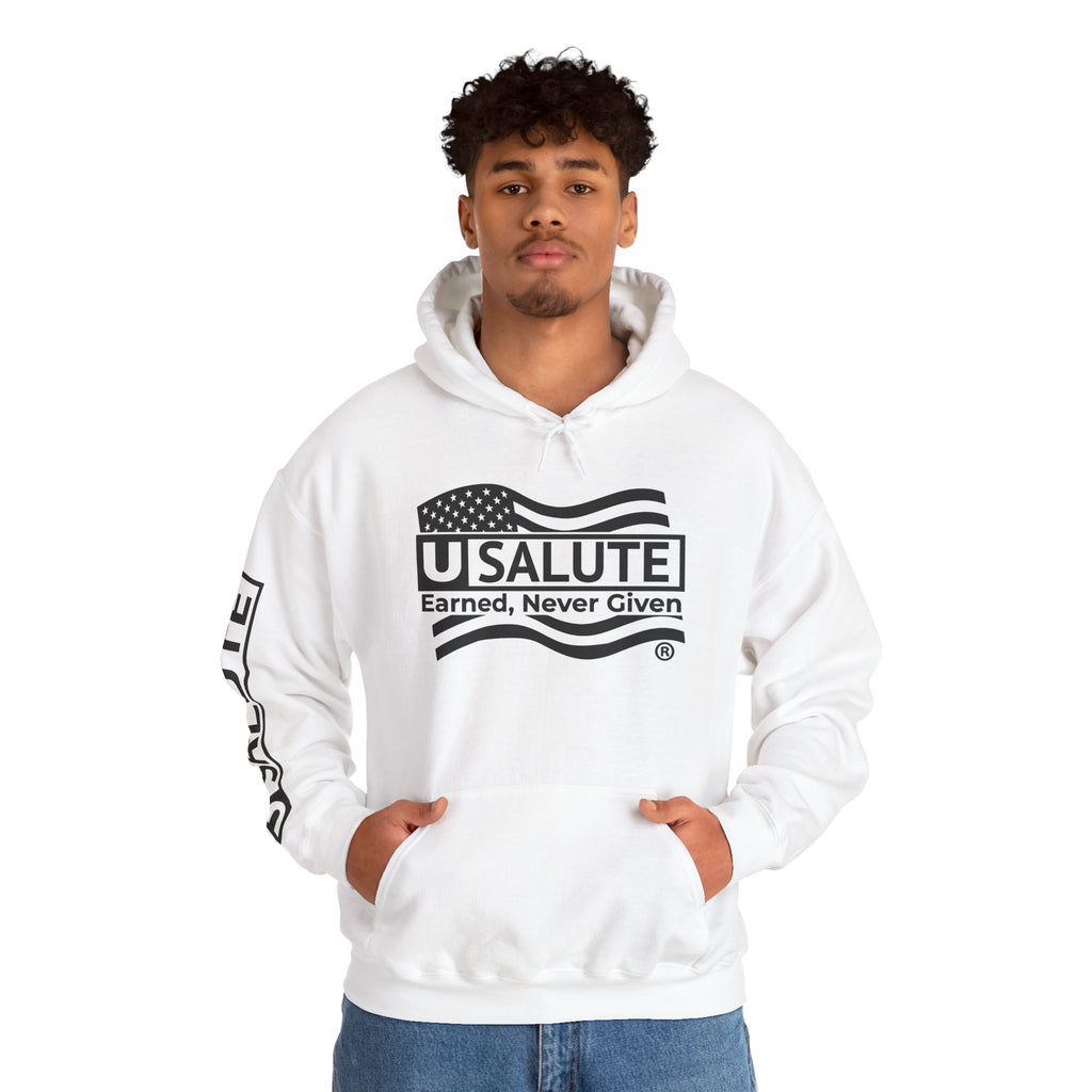 USALUTE BRAND LOGO - Unisex Heavy Blend™ Hooded Sweatshirt