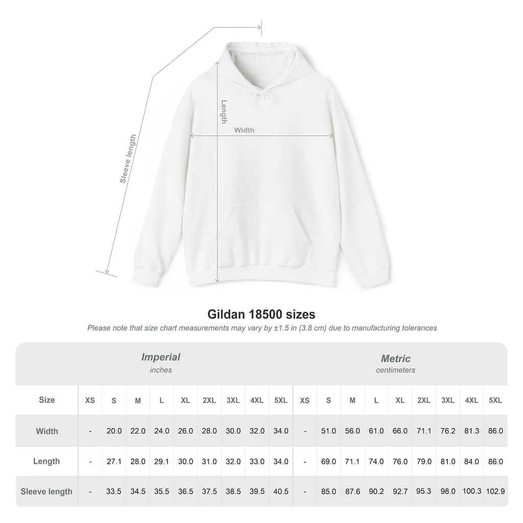 USALUTE BRAND LOGO - Unisex Heavy Blend™ Hooded Sweatshirt