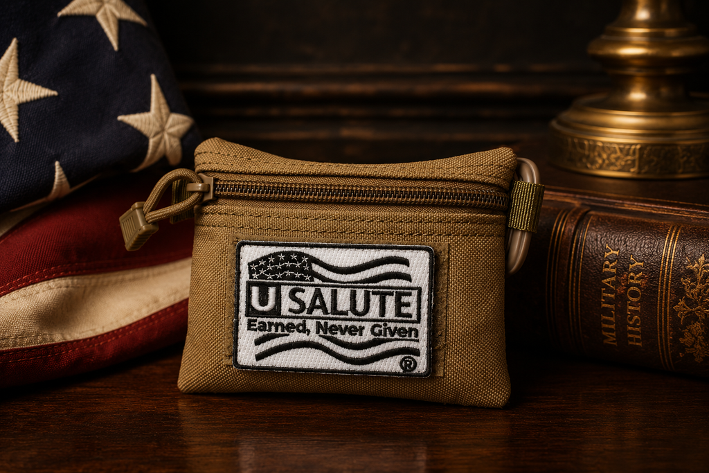 USalute Legacy Package: USalute Package + EDC Pouch + Engraved Knife