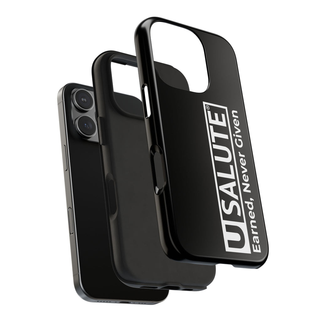 Phone Case — USALUTE “Earned, Never Given” Military Tribute Tough Protective Case