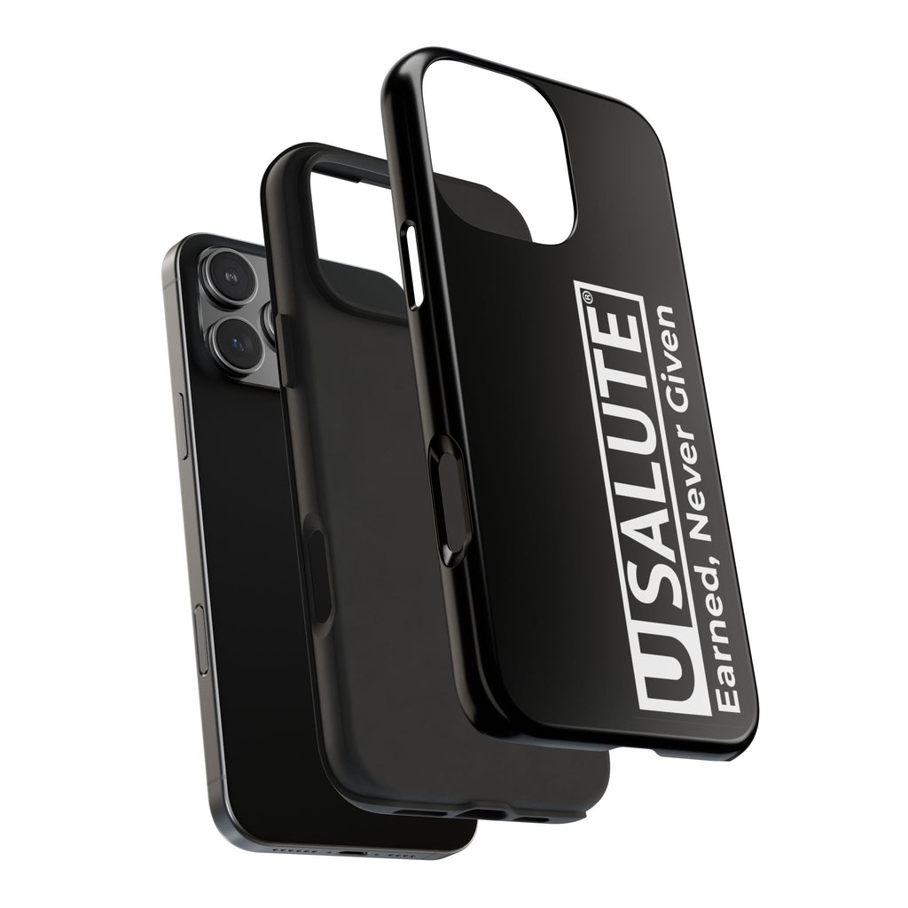 Phone Case — USALUTE “Earned, Never Given” Military Tribute Tough Protective Case
