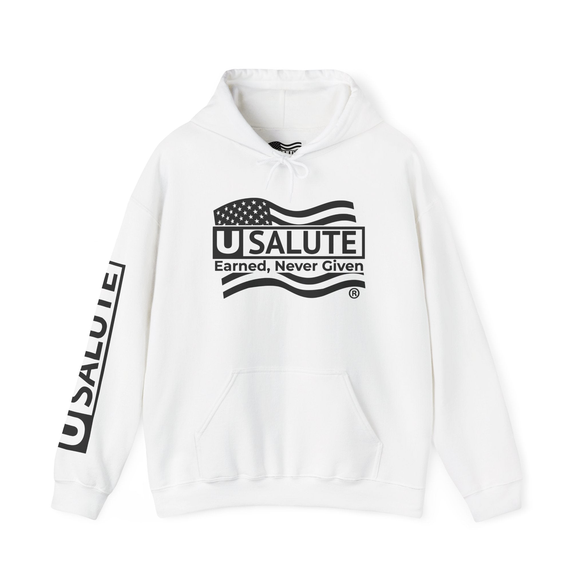 USALUTE BRAND LOGO - Unisex Heavy Blend™ Hooded Sweatshirt